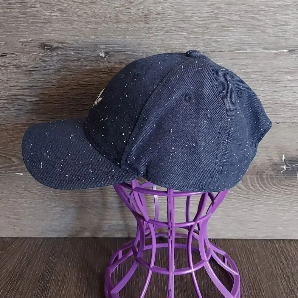 Adidas Trefoil Hat Strapaback Cap Navy Blue Speckled Spots Activewear